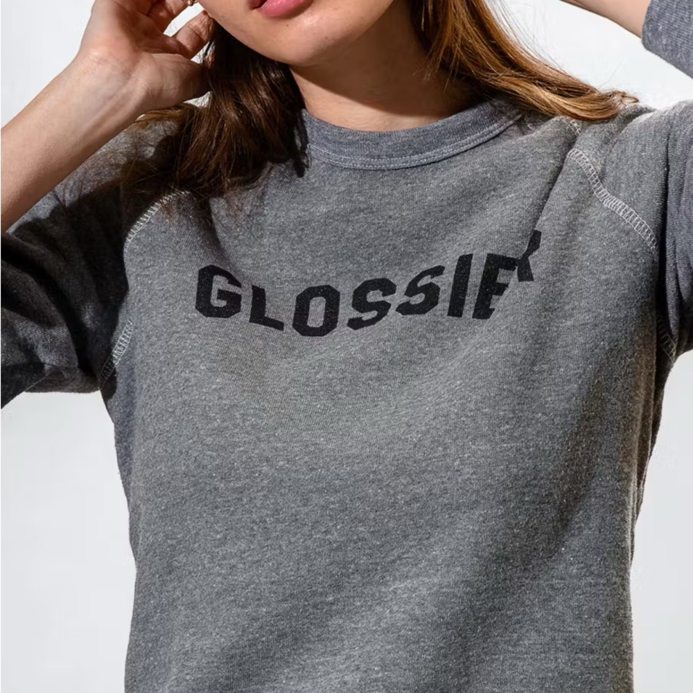 Glossier classic sweatshirt